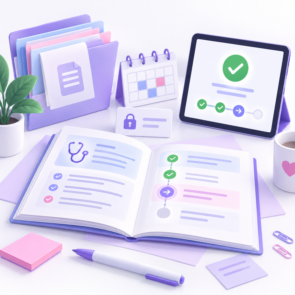 A practical healthcare software handover kit with a guide, checklist, templates and completed status